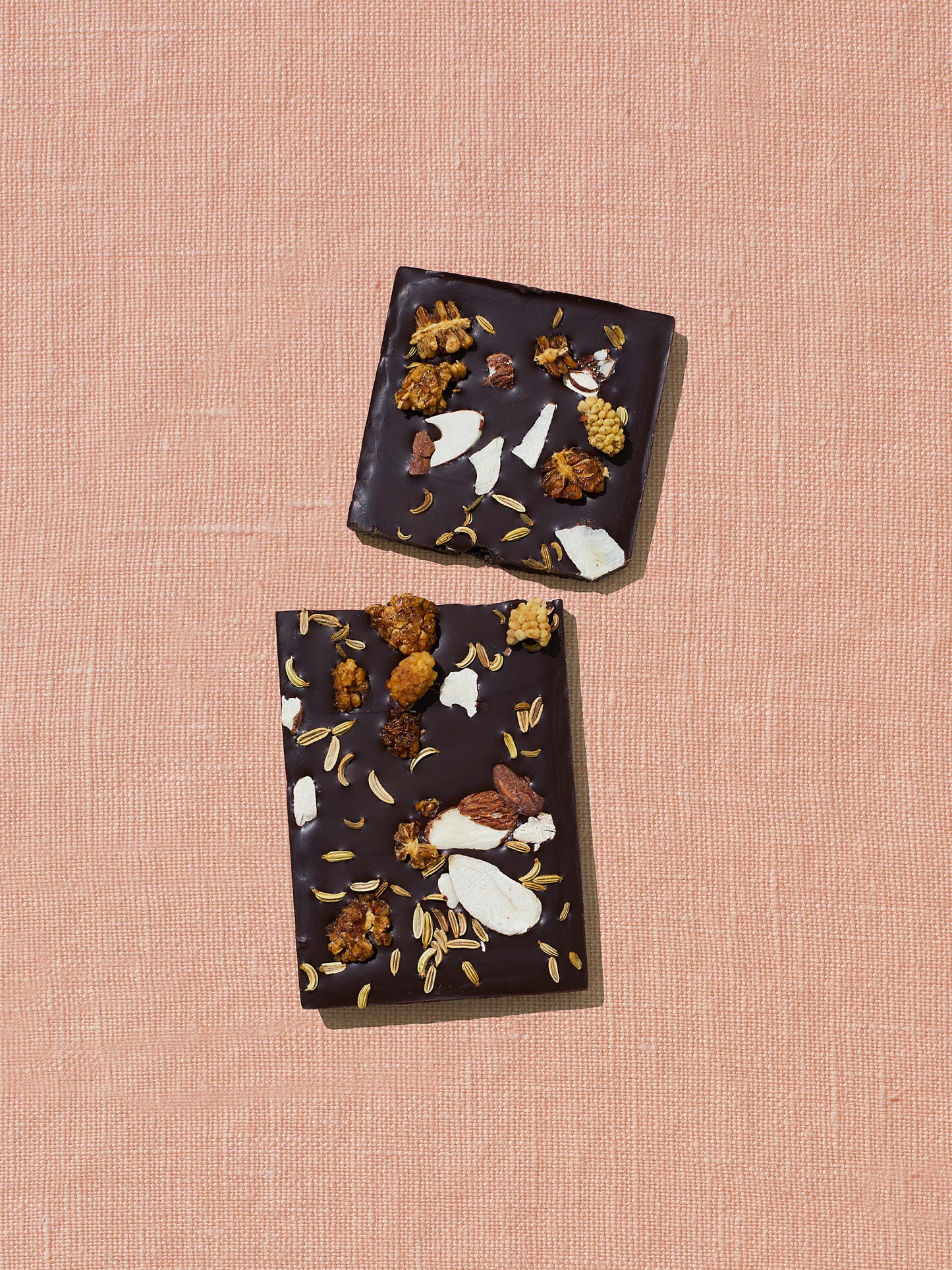 Mulberry Fennel Dark Chocolate (Date-Sweetened)