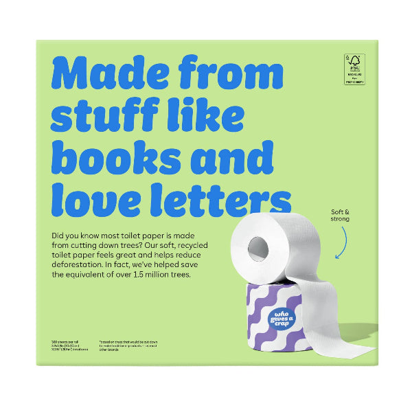 Toilet Paper (100% Recycled Paper) - 8 Pack