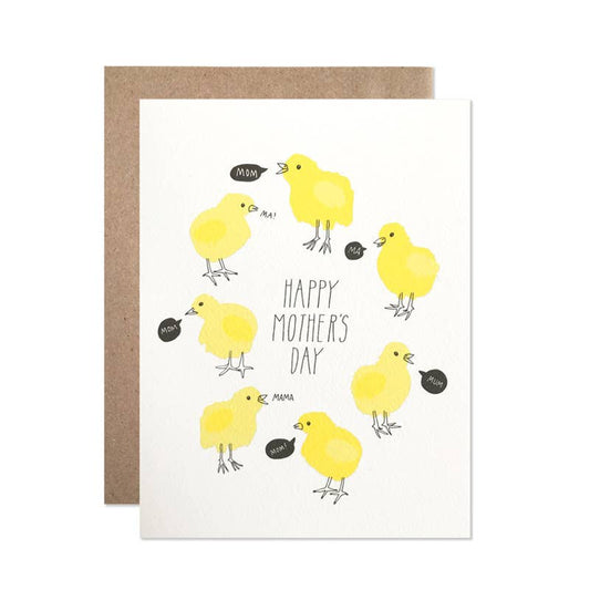 Mother's Day Chicks Card