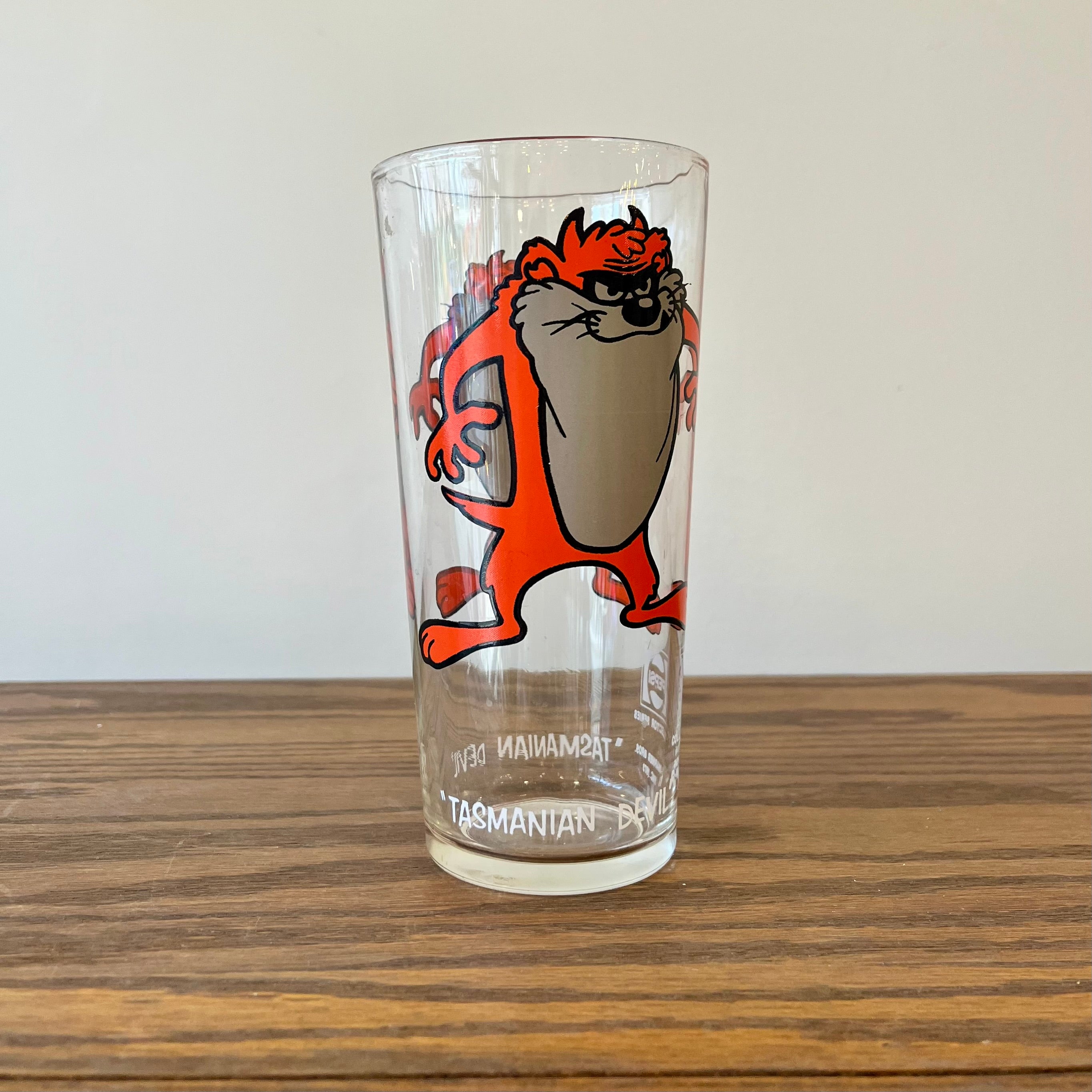 Tasmanian Devil Looney Tunes Warner Bros Pepsi Glass (1973) – Rivertown
