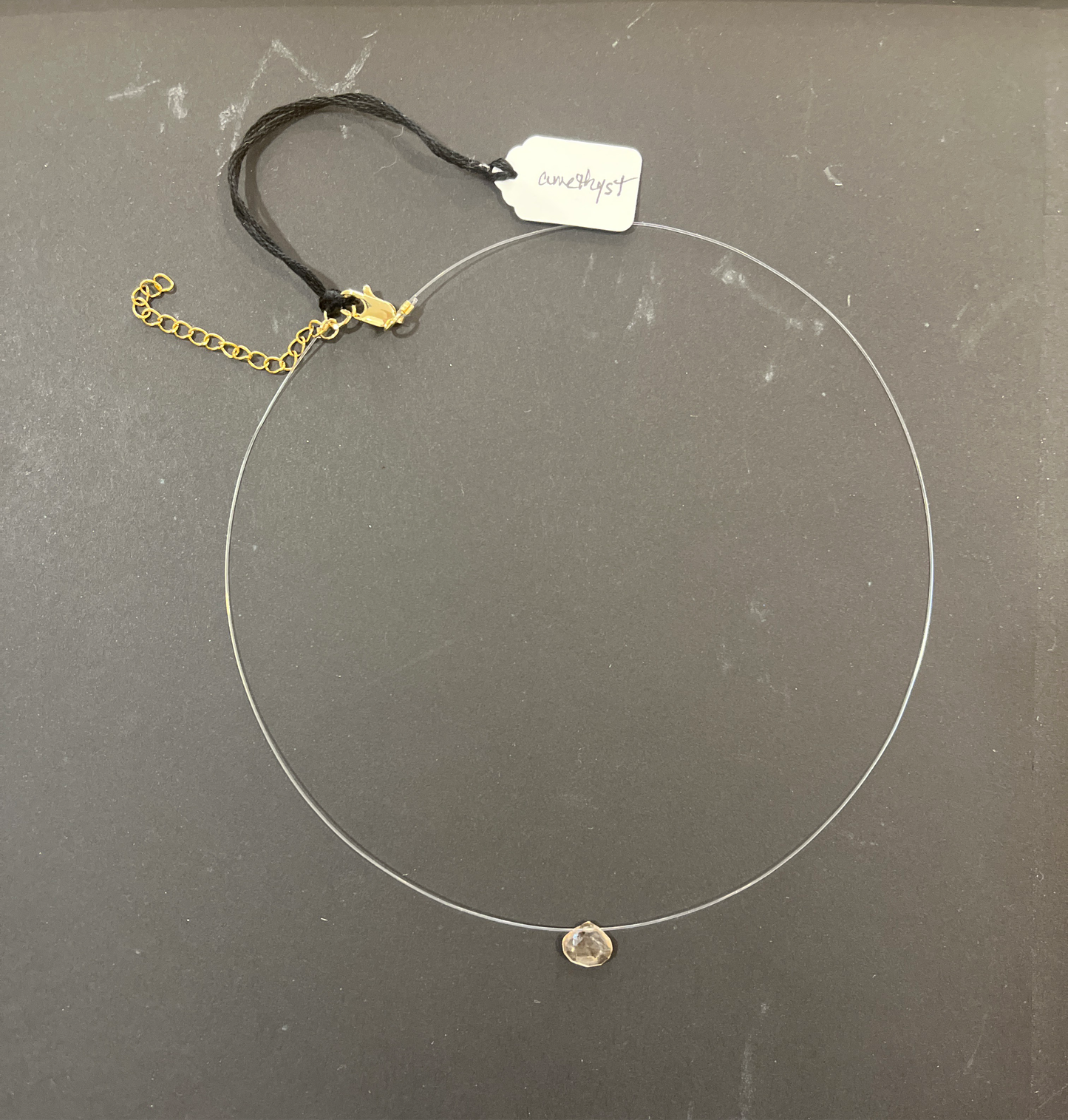 Gemstone Floating Necklace