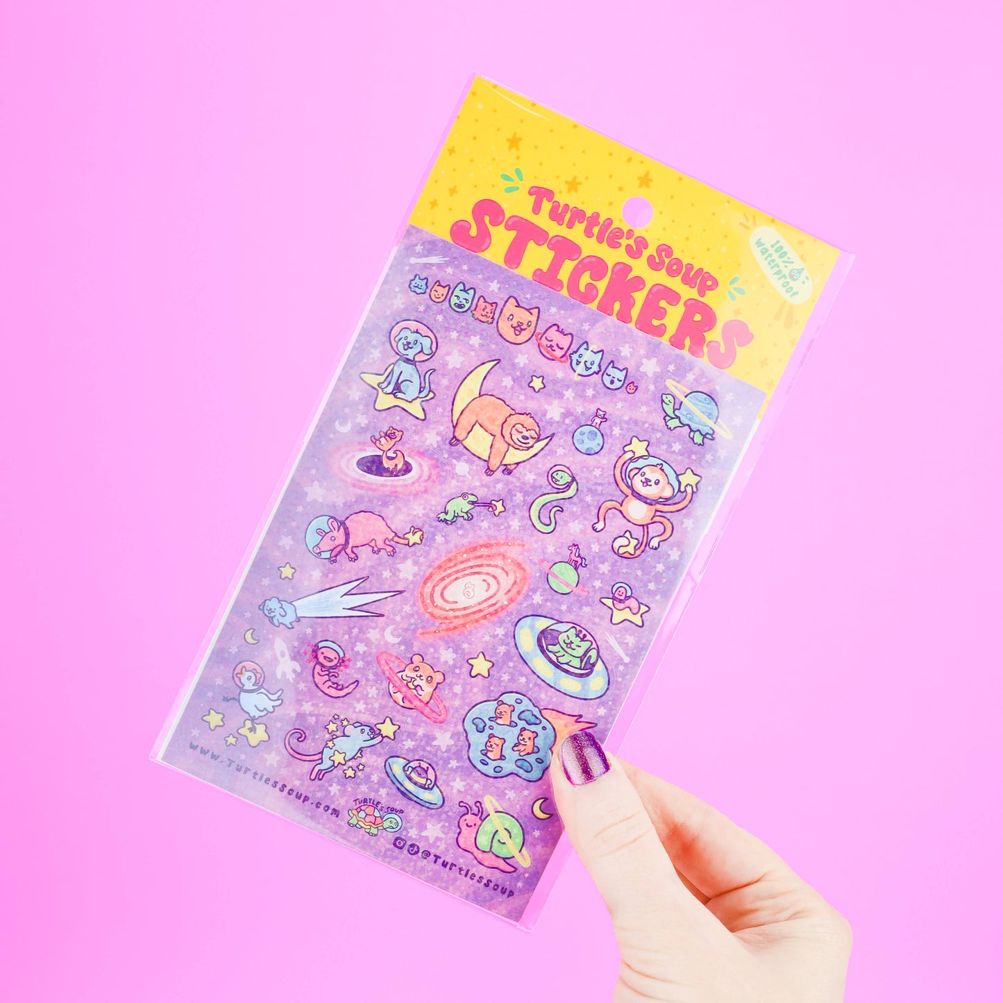 Cosmic Critters Sticker Sheet