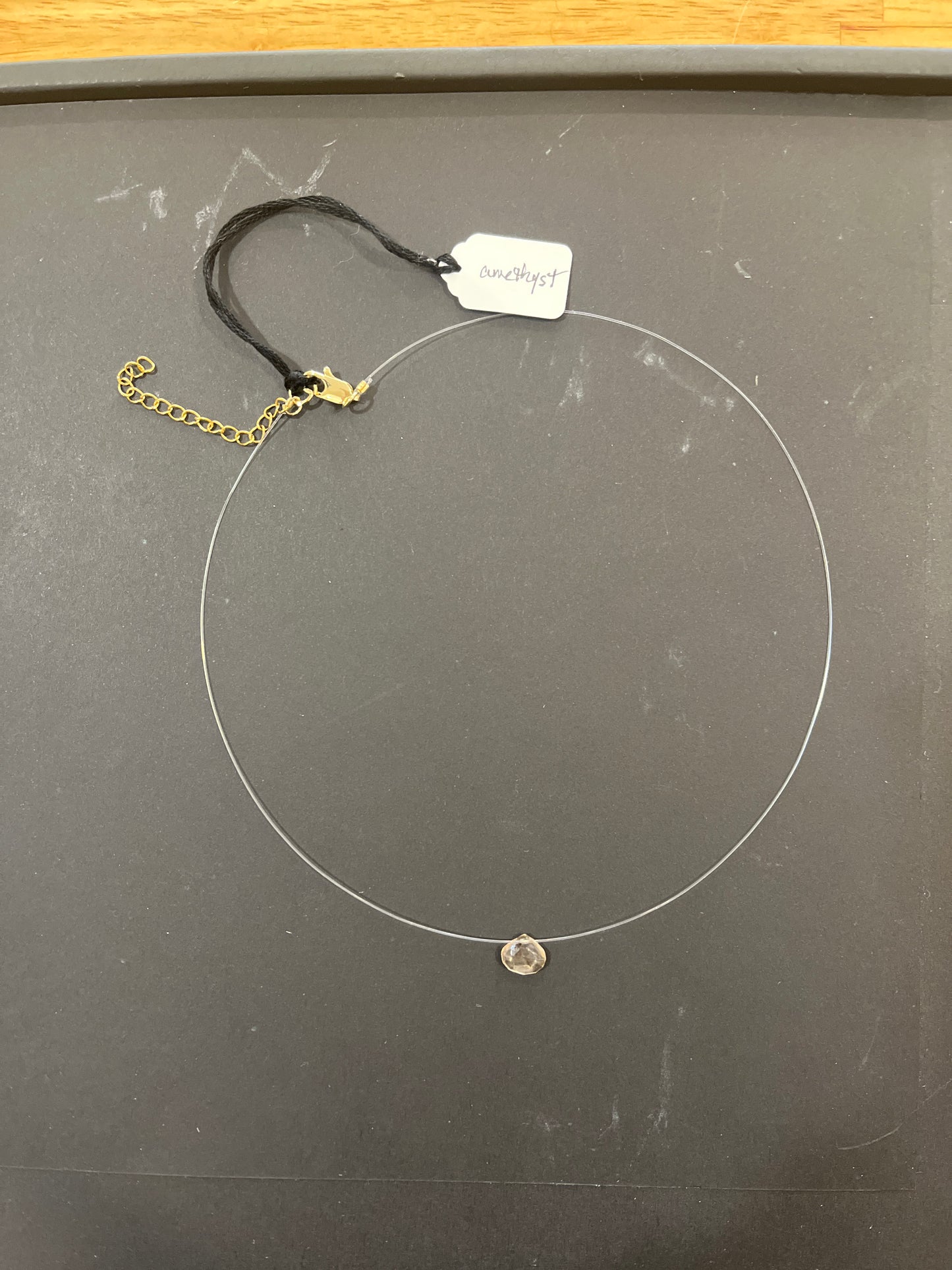 Gemstone Floating Necklace