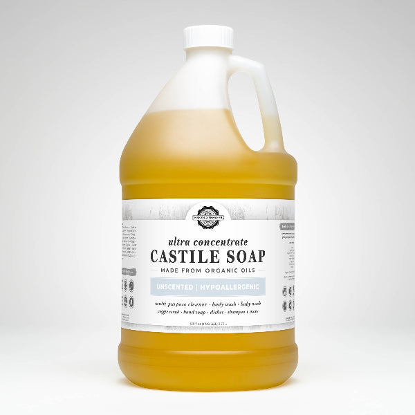 Organic Castile Soap - Concentrated | Thick & Long Lasting