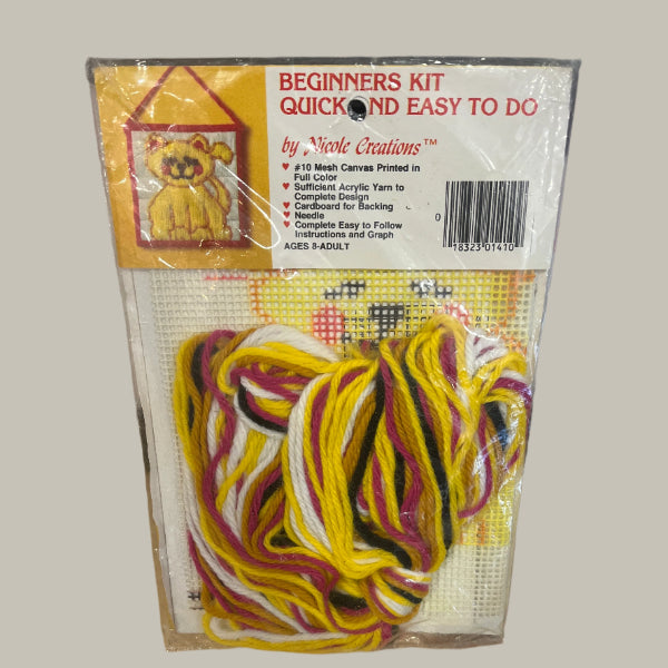 Cat - long stitch needlepoint craft kit