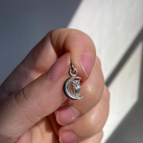 The Night Owl Sterling Silver Pendant