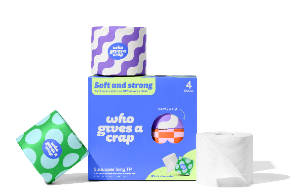 Toilet Paper (100% Recycled Paper) - 4 Pack