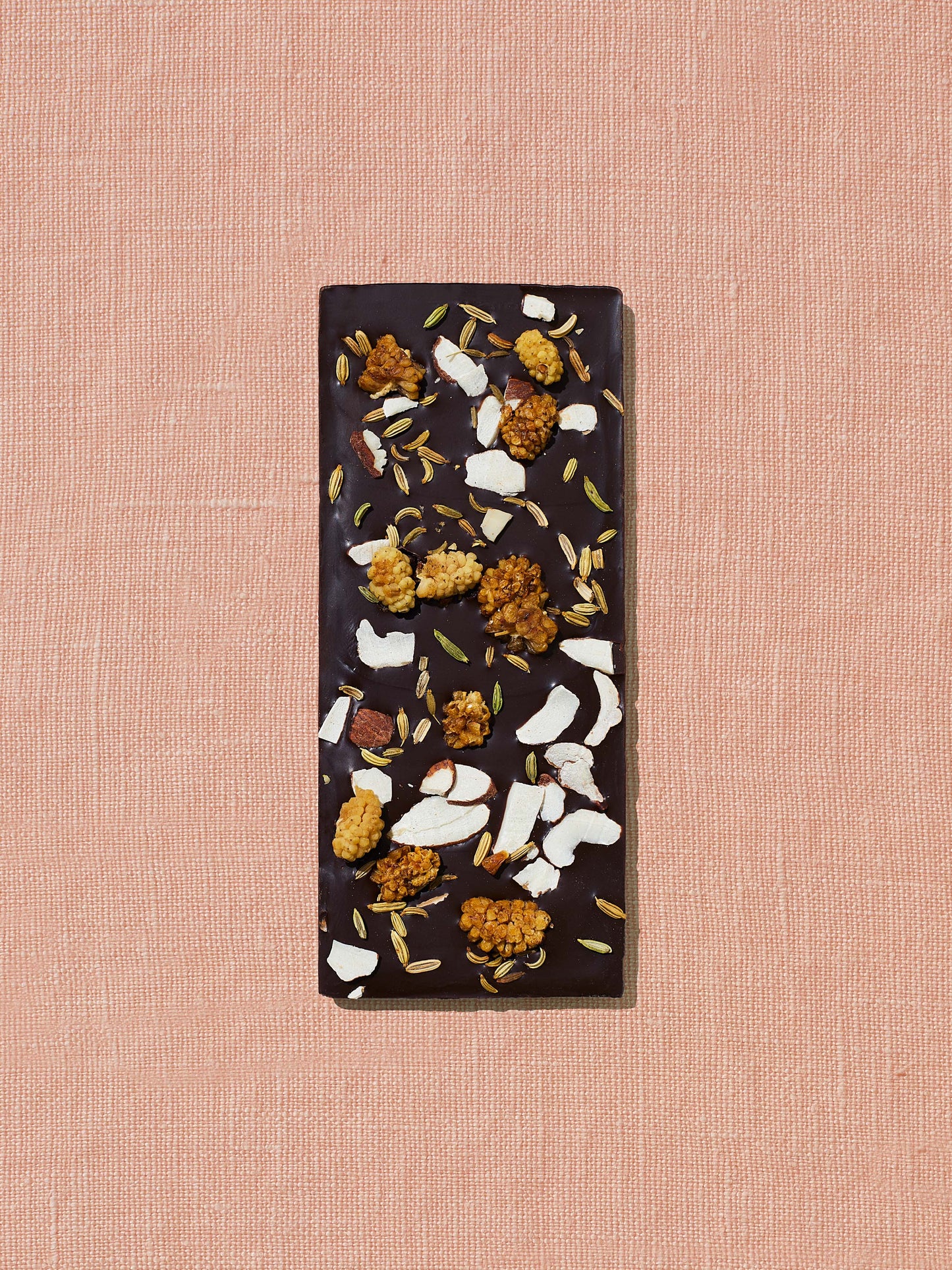 Mulberry Fennel Dark Chocolate (Date-Sweetened)