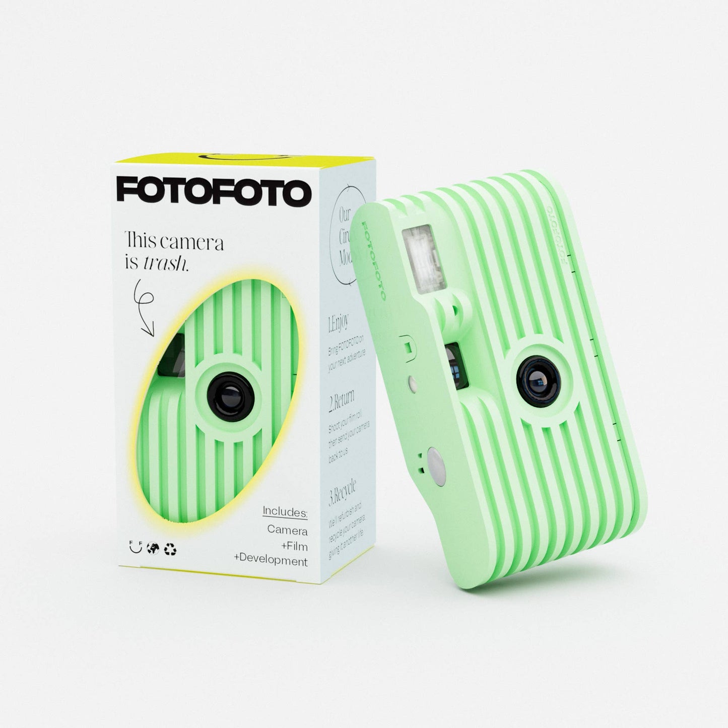 Fotofoto FF-1 "Meadow" | Sustainable Disposable Camera