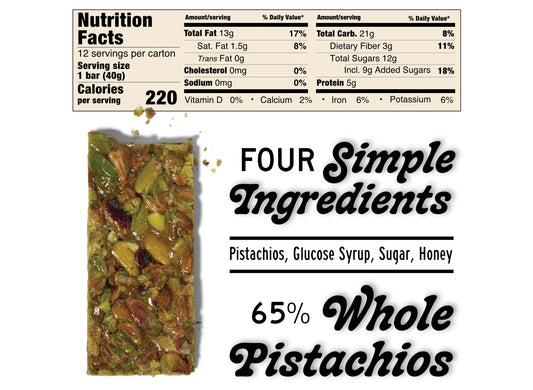 Pistachio - Crunchy Nut Bar