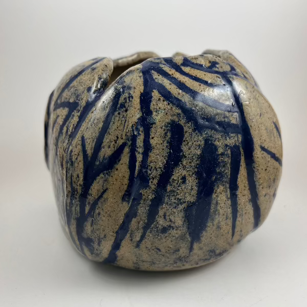 Blue Mishima Vase