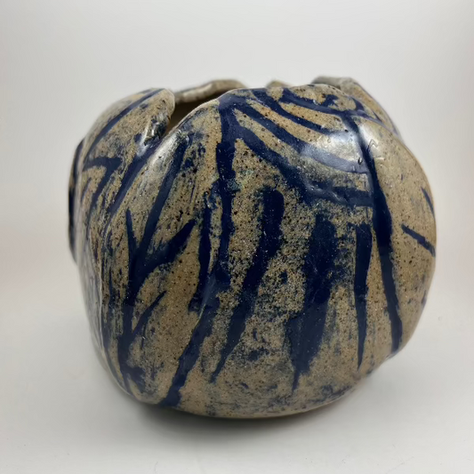 Blue Mishima Vase