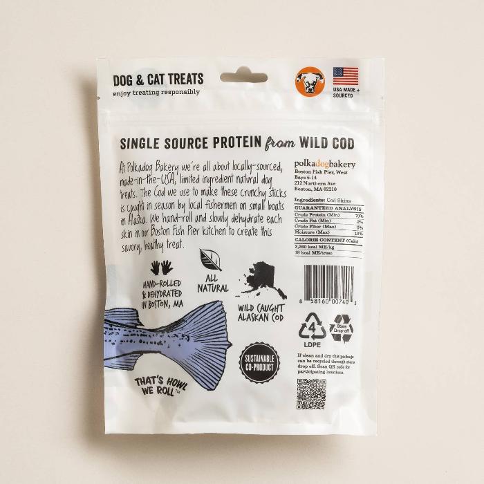 Cod Skin Shorties - Cat & Dog Treats