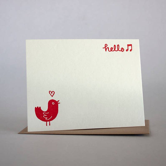 Hello Birdy note cards (set of 8)