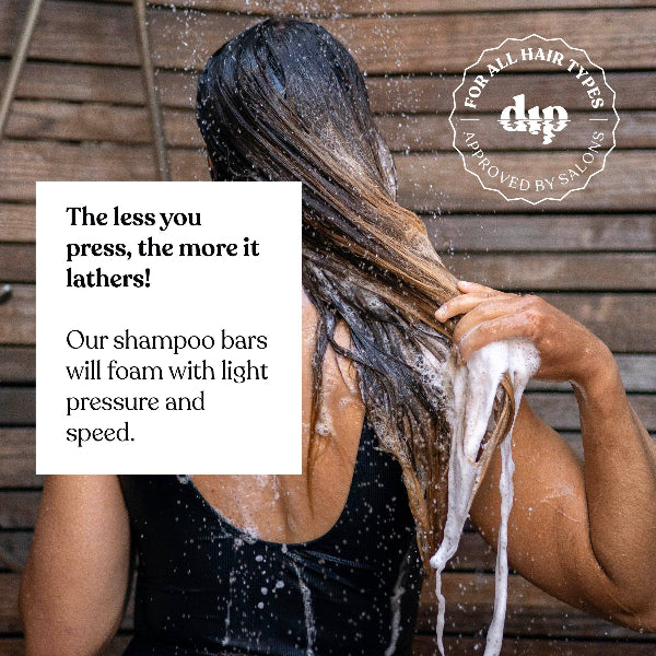 Dip Shampoo Bar: Color Safe, Everyday - Rose & Matcha Tea