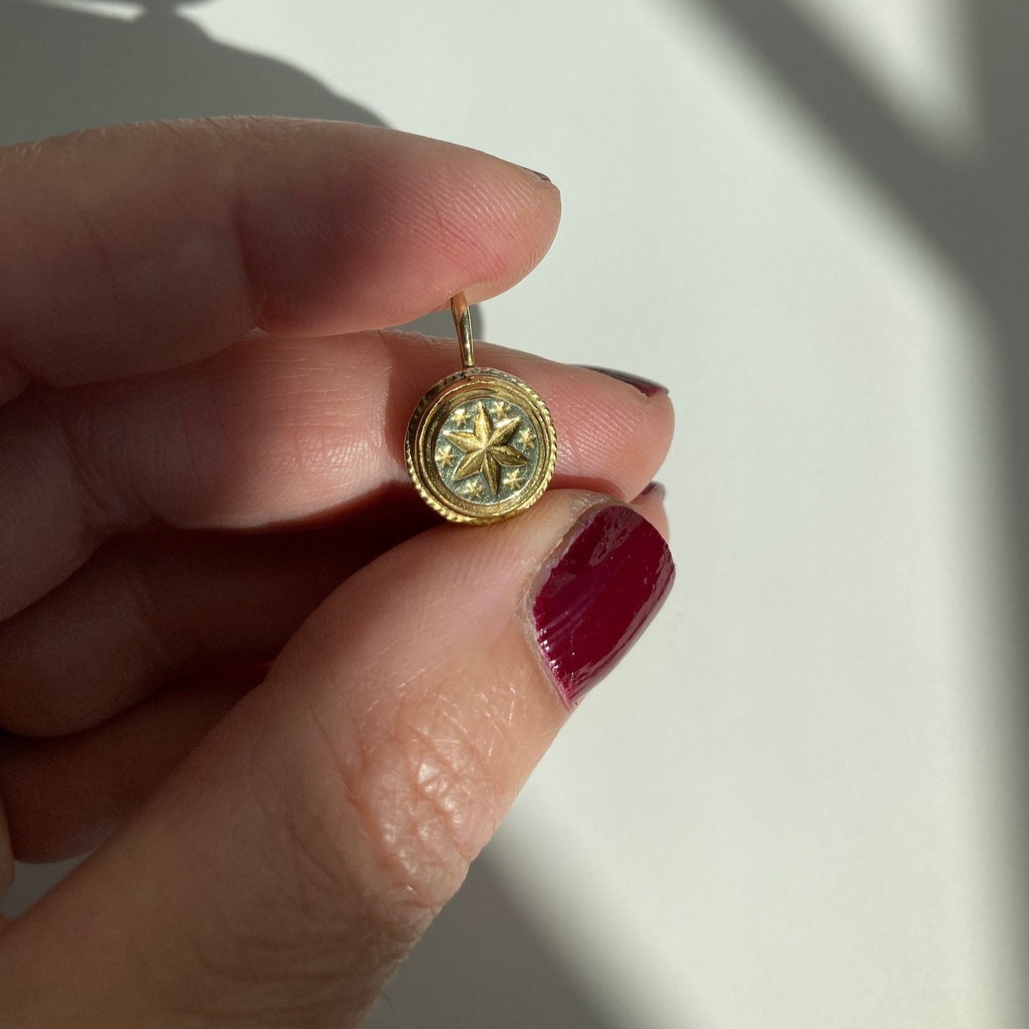 Intaglio Star Pendant