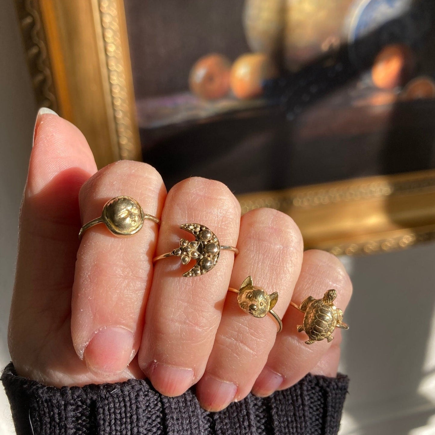 Baby Face Ring (Brass)