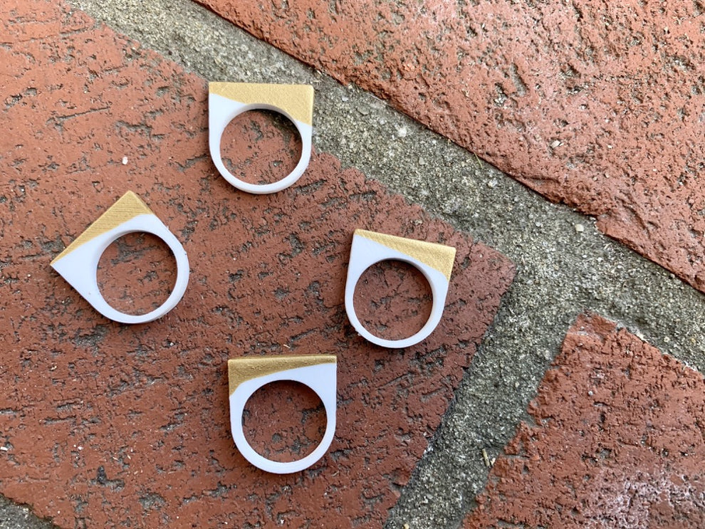 Dip In The Pool 3D Printed Rings