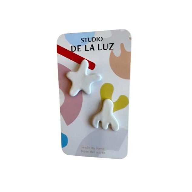 Sploot Ceramic Earrings (Mini)