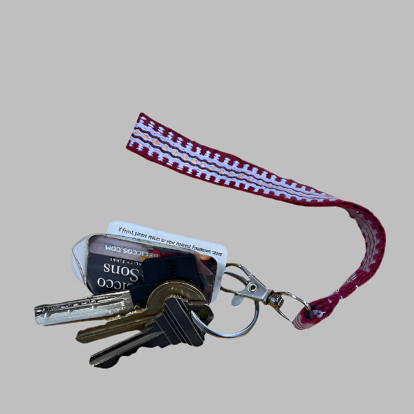 Wristlet (hand-dyed & handwoven)