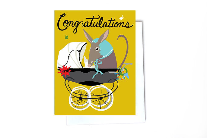 Pram New Baby Card
