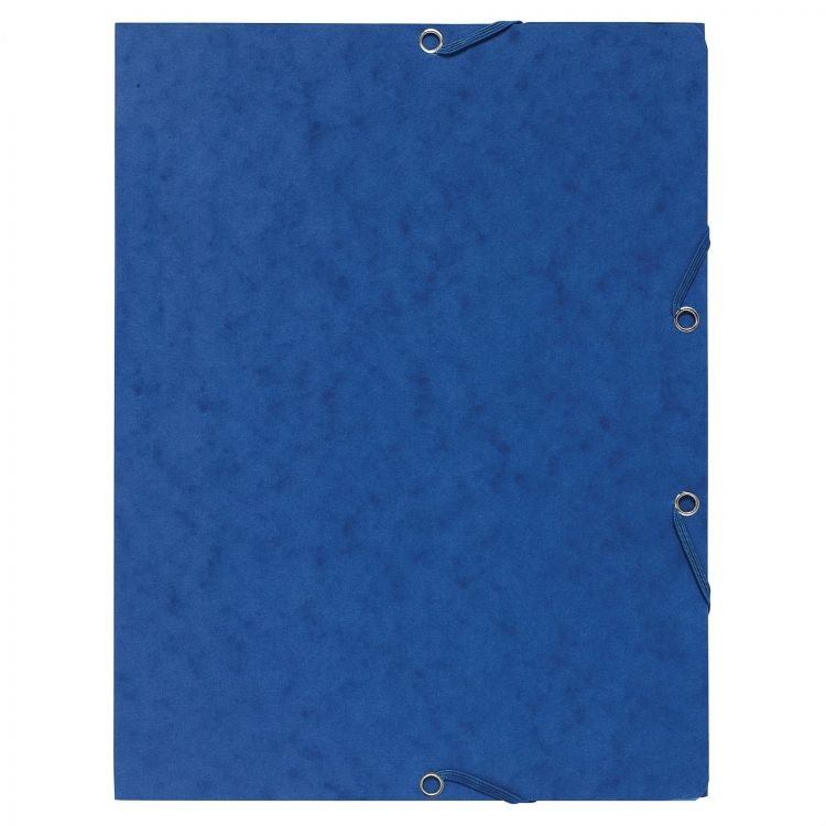 3-Flap File Folders w/ Elastic Closure