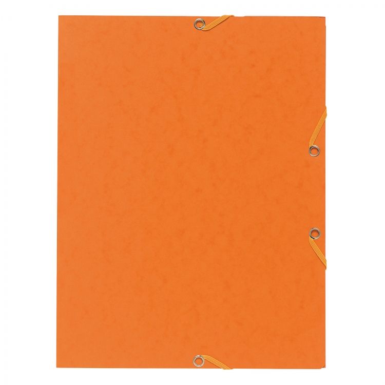3-Flap File Folders w/ Elastic Closure