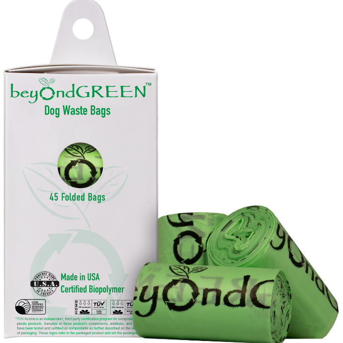 Dog Waste Bags (45 bags) || Eco-Friendly