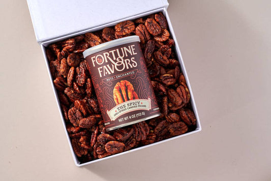 The Spicy Candied Pecans