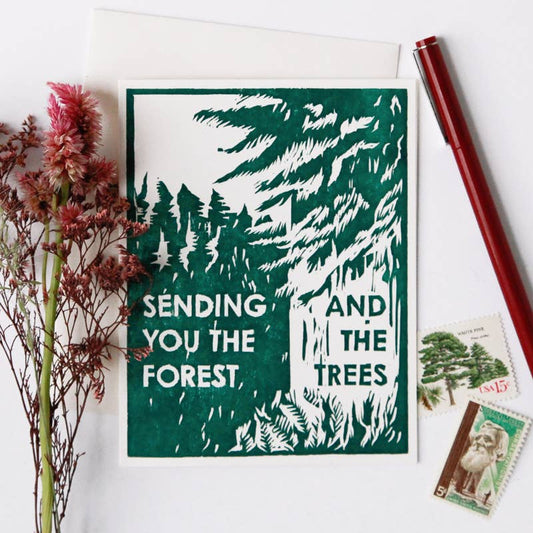 Sending You the Forest and the Trees Friendship Card