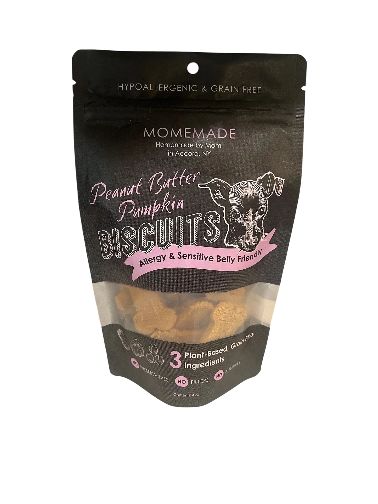 Momemade Peanut Butter Pumpkin Biscuits