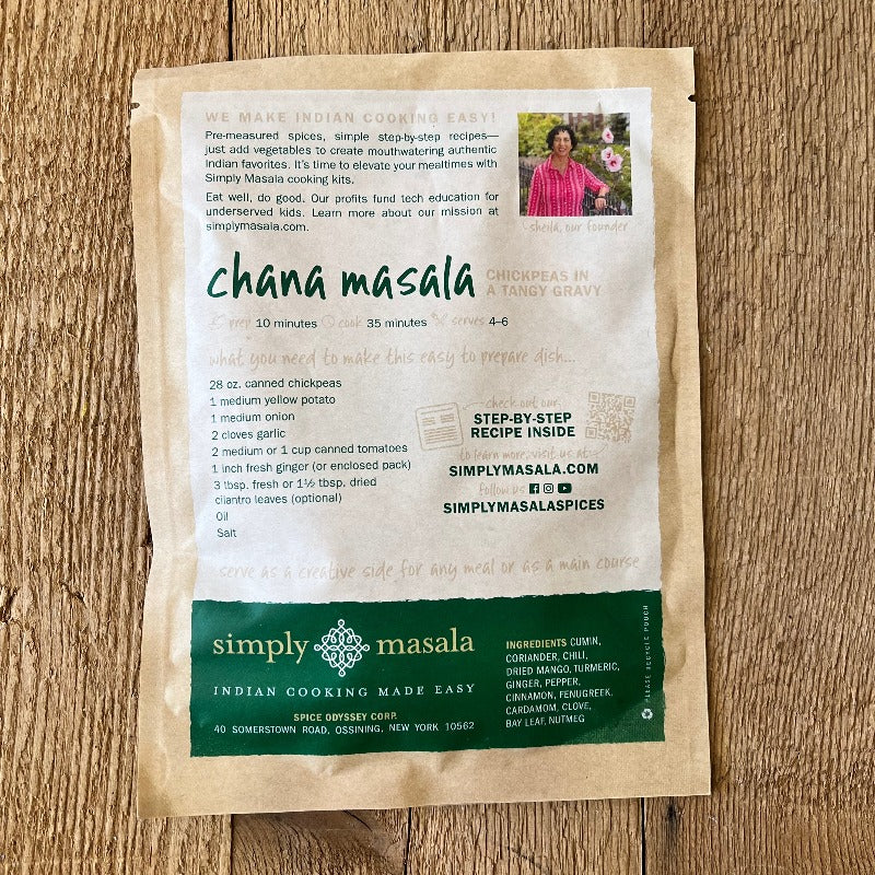 Chana Masala (Chickpeas in a Tangy Sauce)