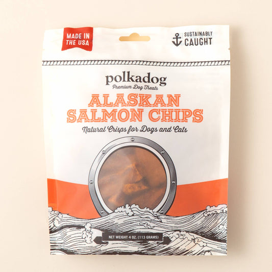 Salmon Chips - 4oz - Dog Treats