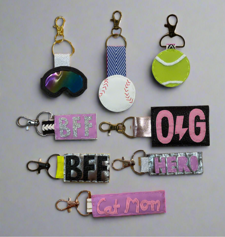 Hand-Stitched Keychains