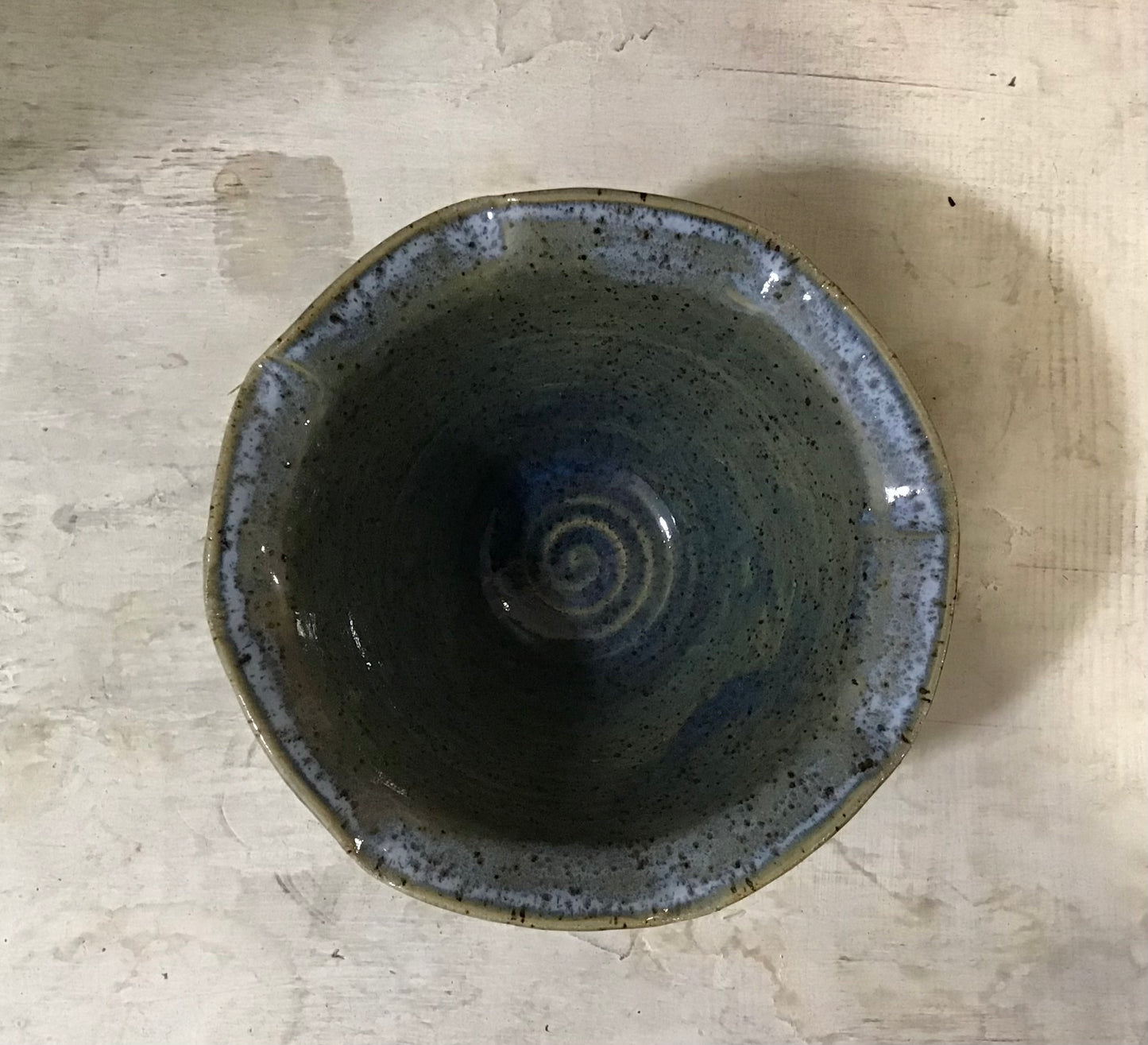 Blue Ceramic Bowl | Great for Ice Cream