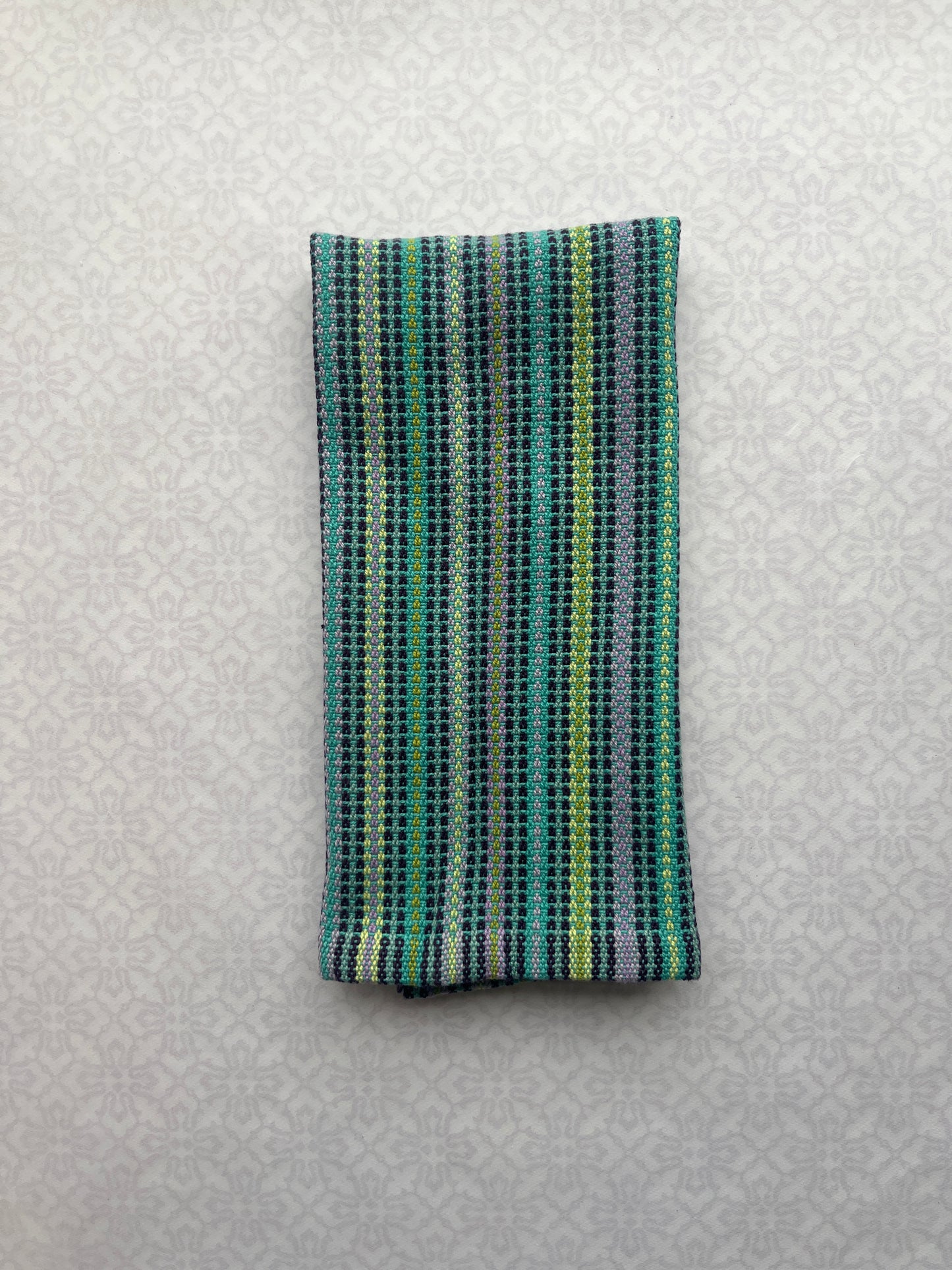 Tea Towel (hand dyed and handwoven)
