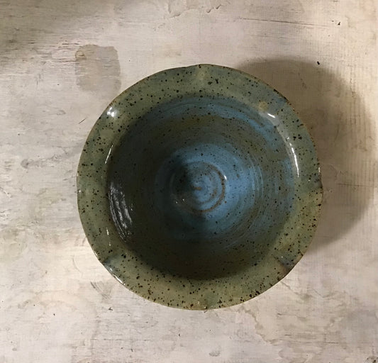 Blue Ceramic Bowl | Great for Ice Cream