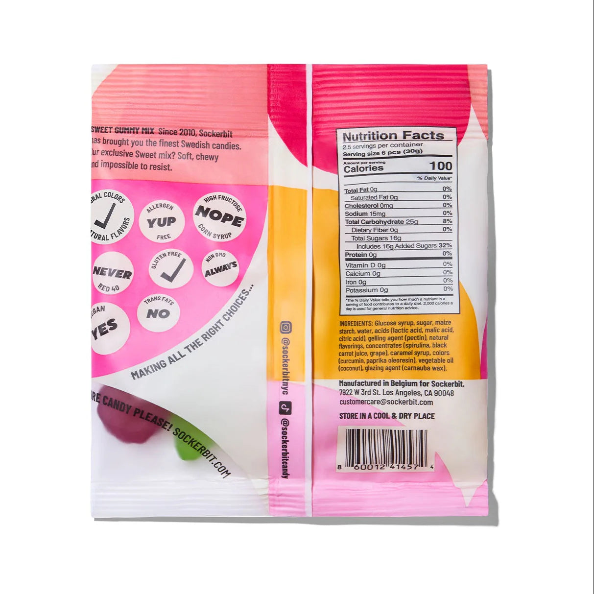 Sockerbit Swedish Candy - Sweet Gummy Mix