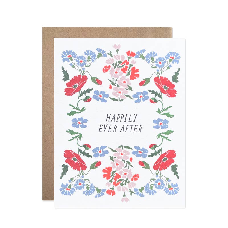 Happily Ever After Cornflower & Poppy | Wedding & Anniversary