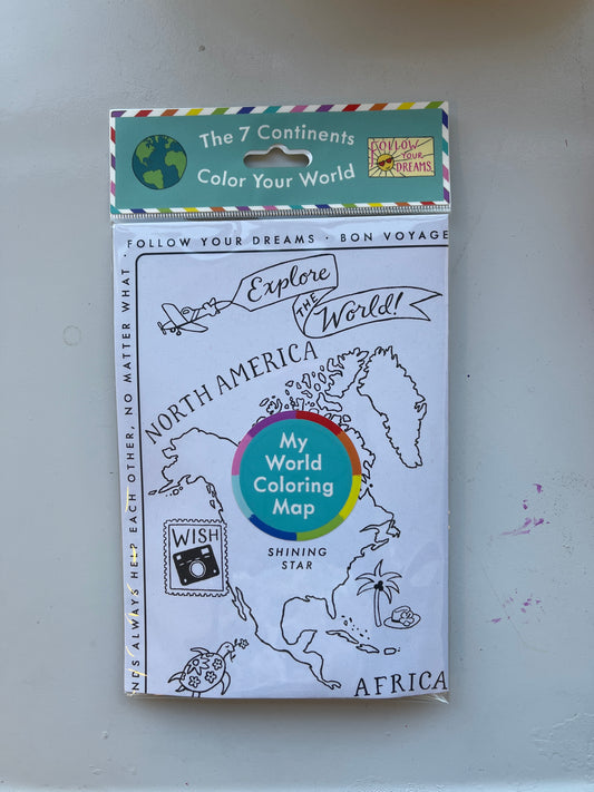 The 7 Continents | Color Your World Activity Kit