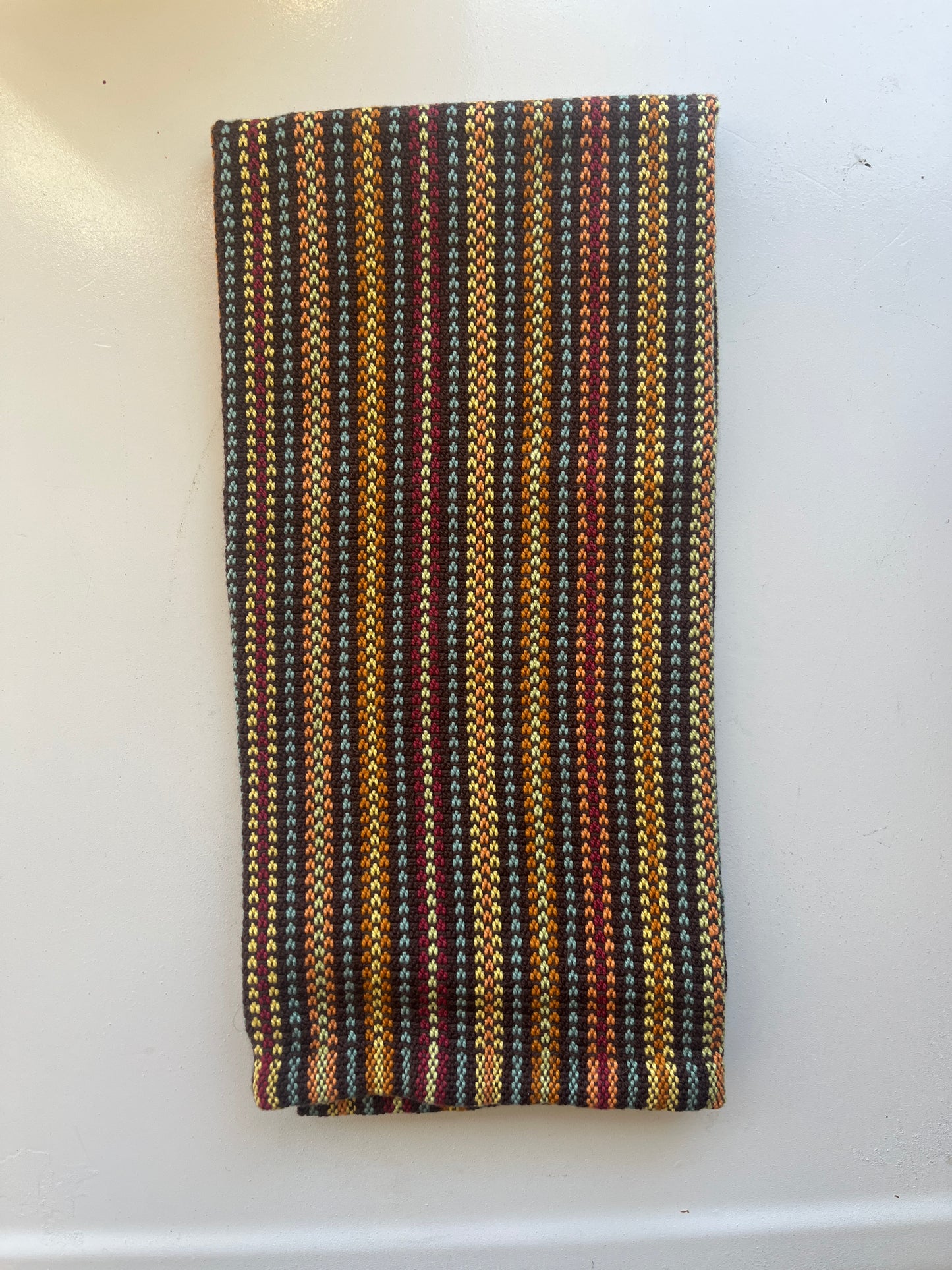 Tea Towel (hand dyed and handwoven)
