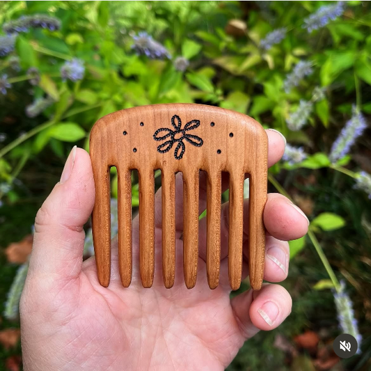 Hair Comb (Cherry)