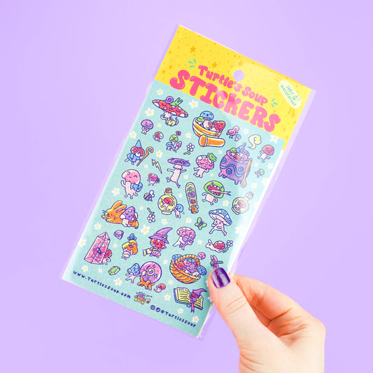 Magic Mushrooms Sticker Sheet