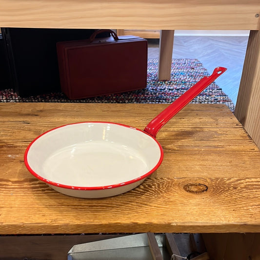 Enamel Frying Pan - 22" (Vintage)