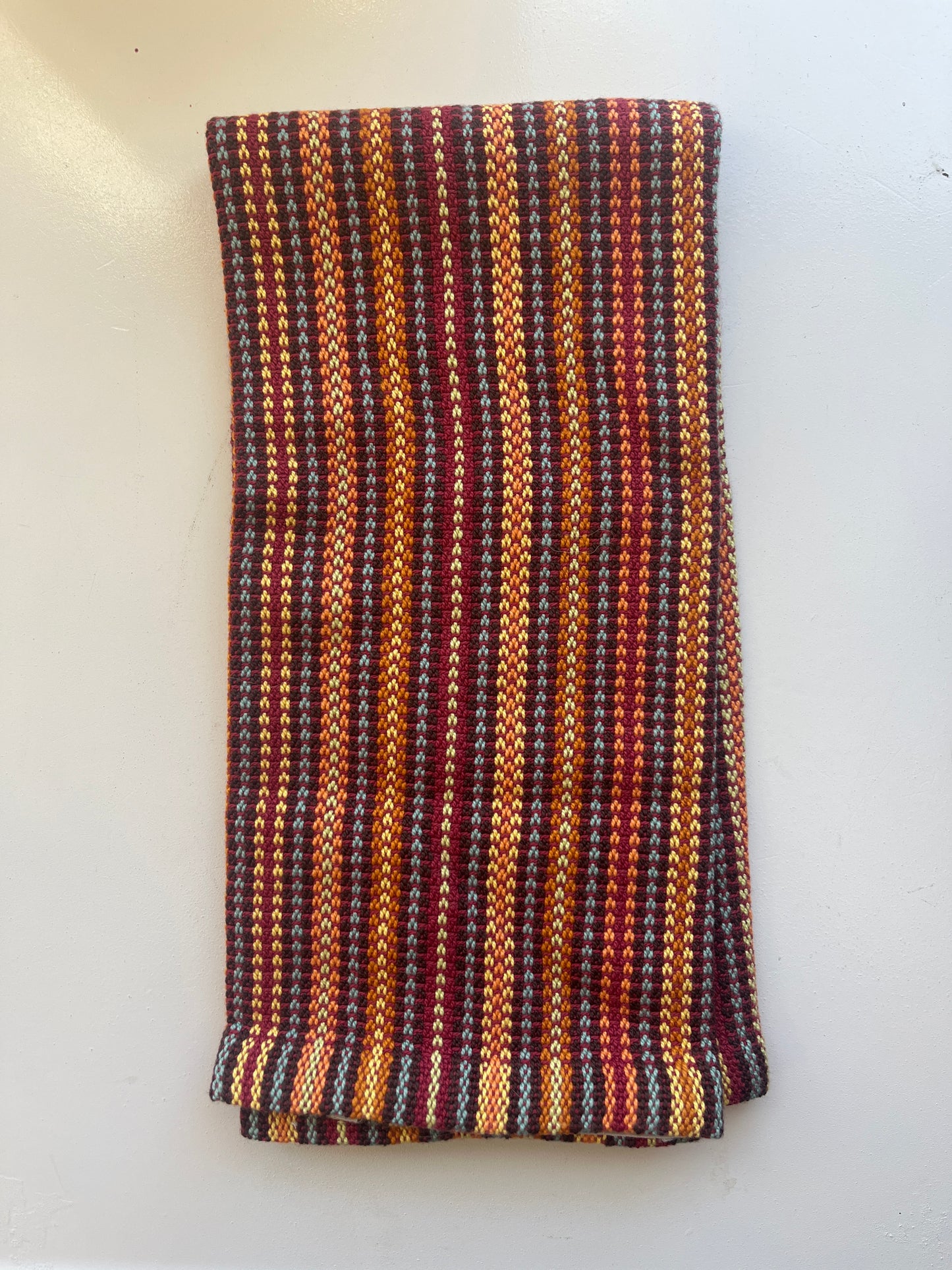 Tea Towel (hand dyed and handwoven)
