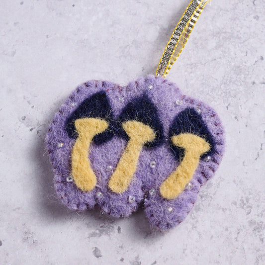 Felt Mushroom Trio Ornament