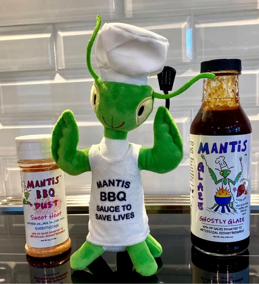 Chef Mantis BBQ Plushie