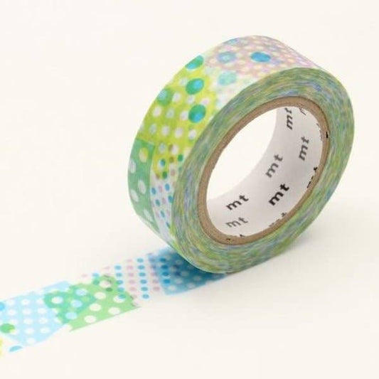 washi masking tape: Negapoji Dot Blue