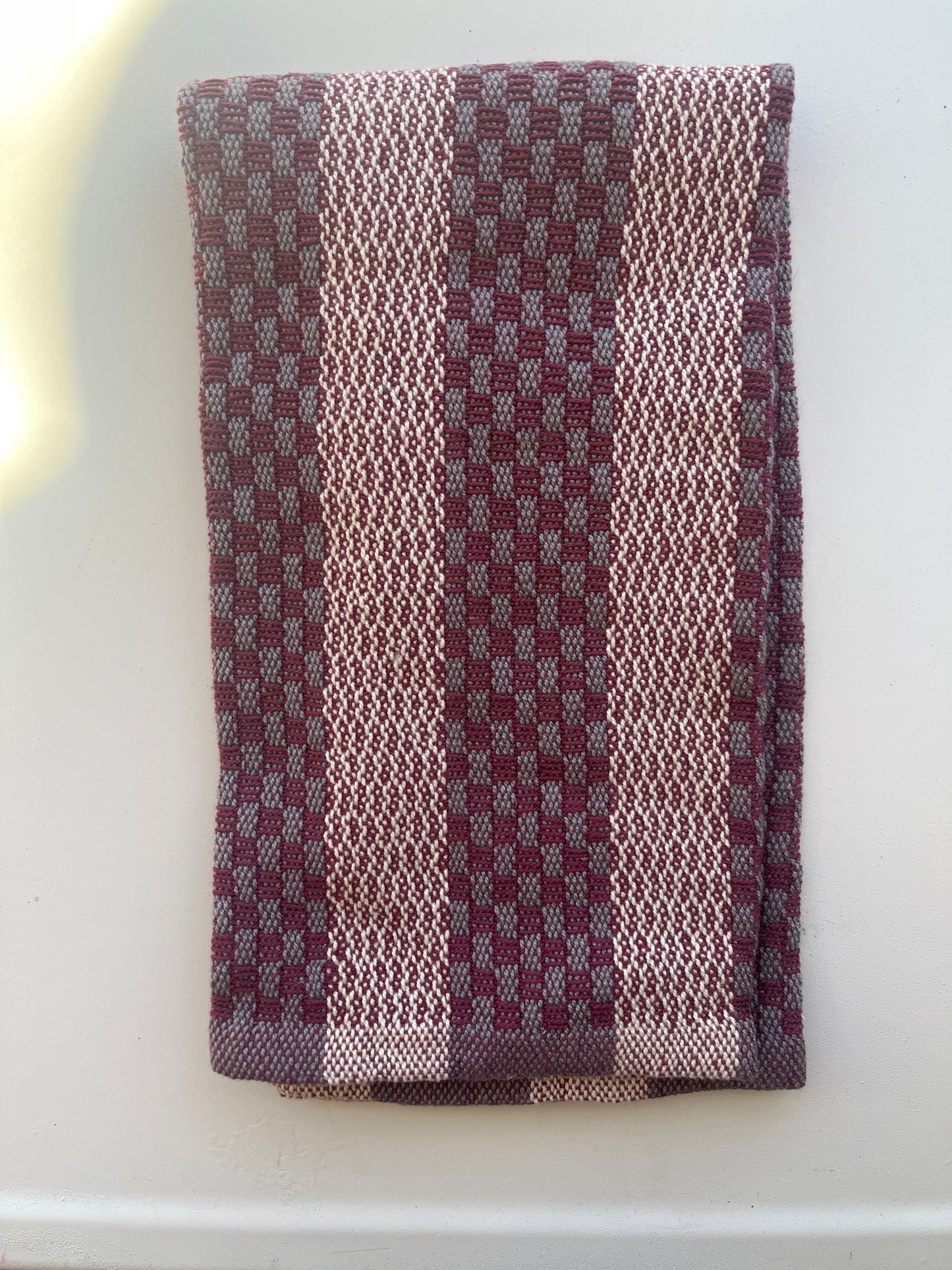 Tea Towel (hand dyed and handwoven)