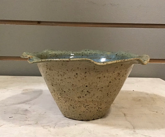 Blue Ceramic Bowl | Great for Ice Cream